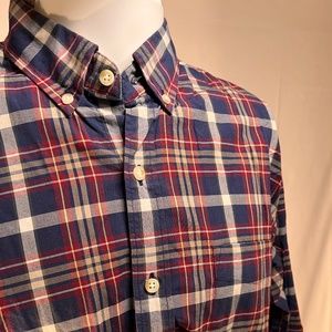 J. CREW MENS FLANNEL (L)